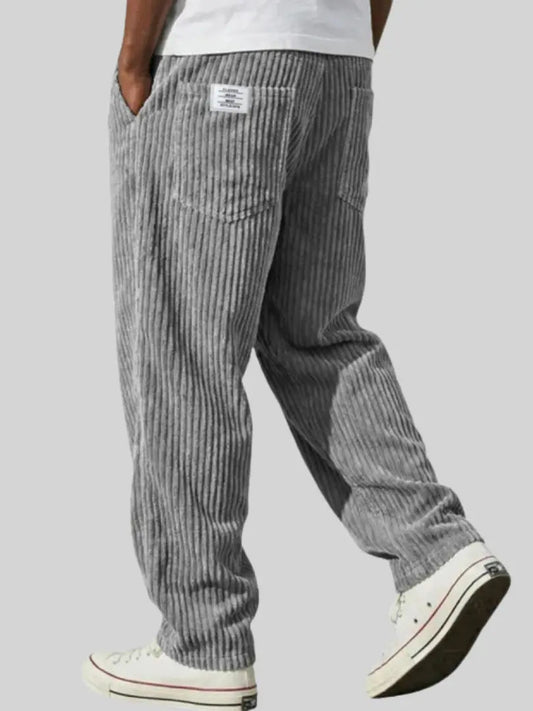 Faren - Textured Drawstring Trousers