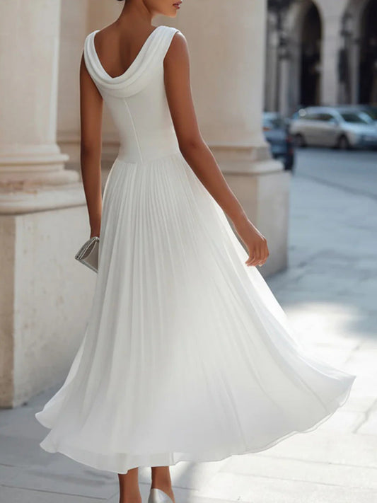 Vireen - Pleated Midi Dress