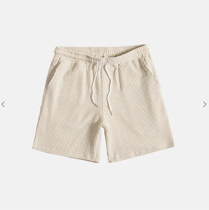 Jorvian - Textured Summer Shirt & Shorts Set