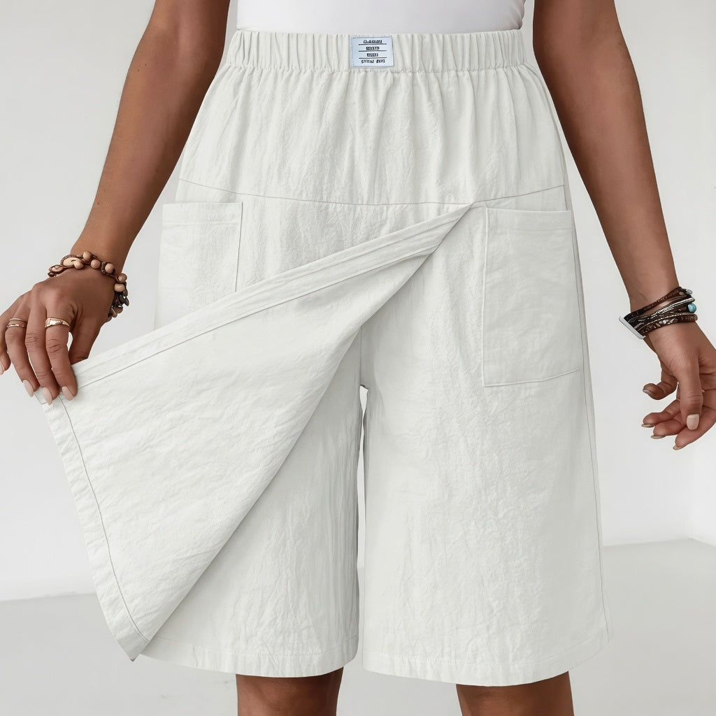 Fiorisse - Premium Stretch Wrap-Front Skort