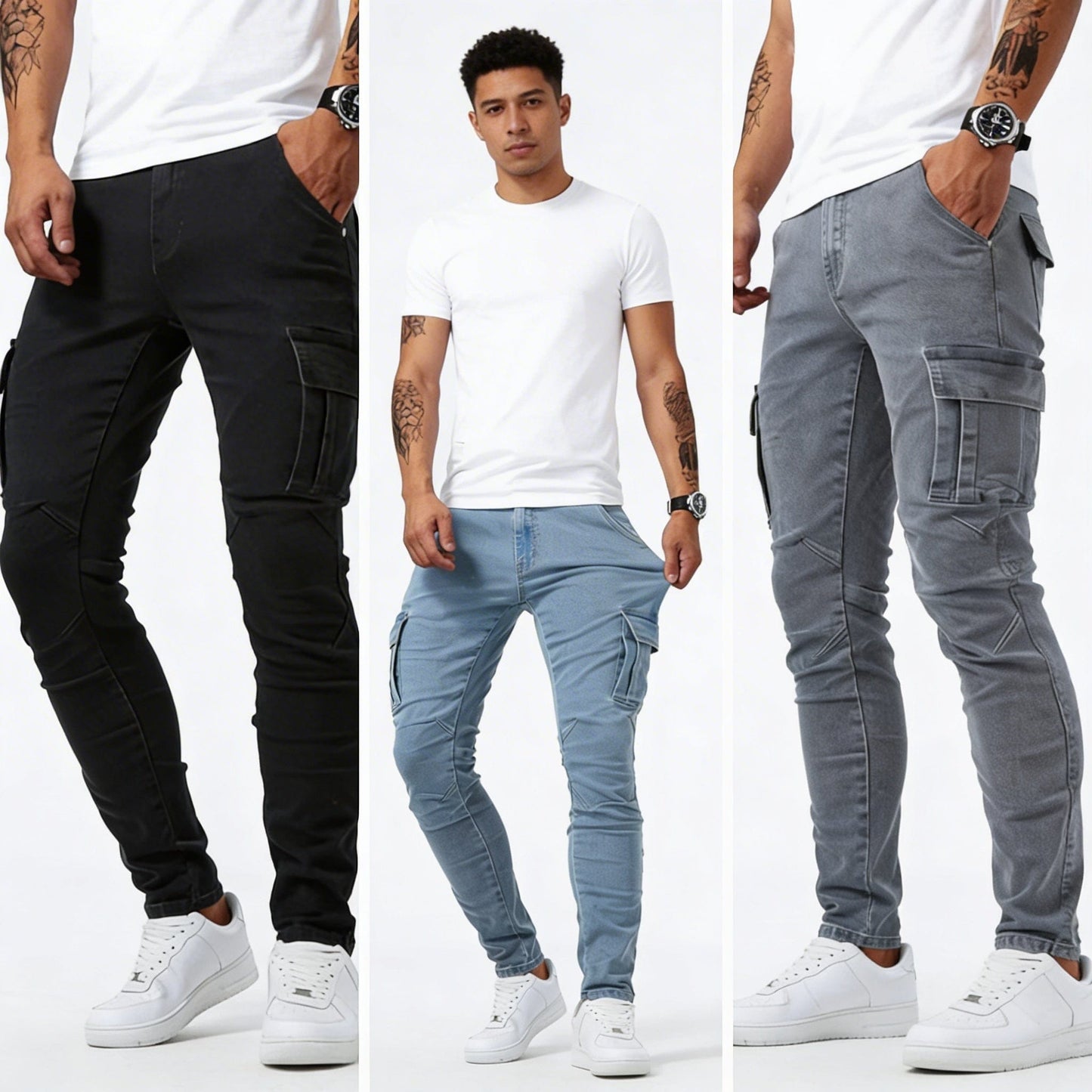 Darnic - Premium Stretch Cargo Jeans