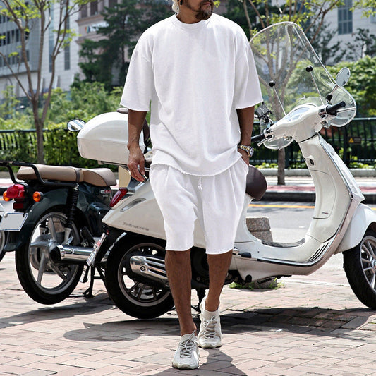 Eamon - Oversized Casual T-Shirt & Shorts Set