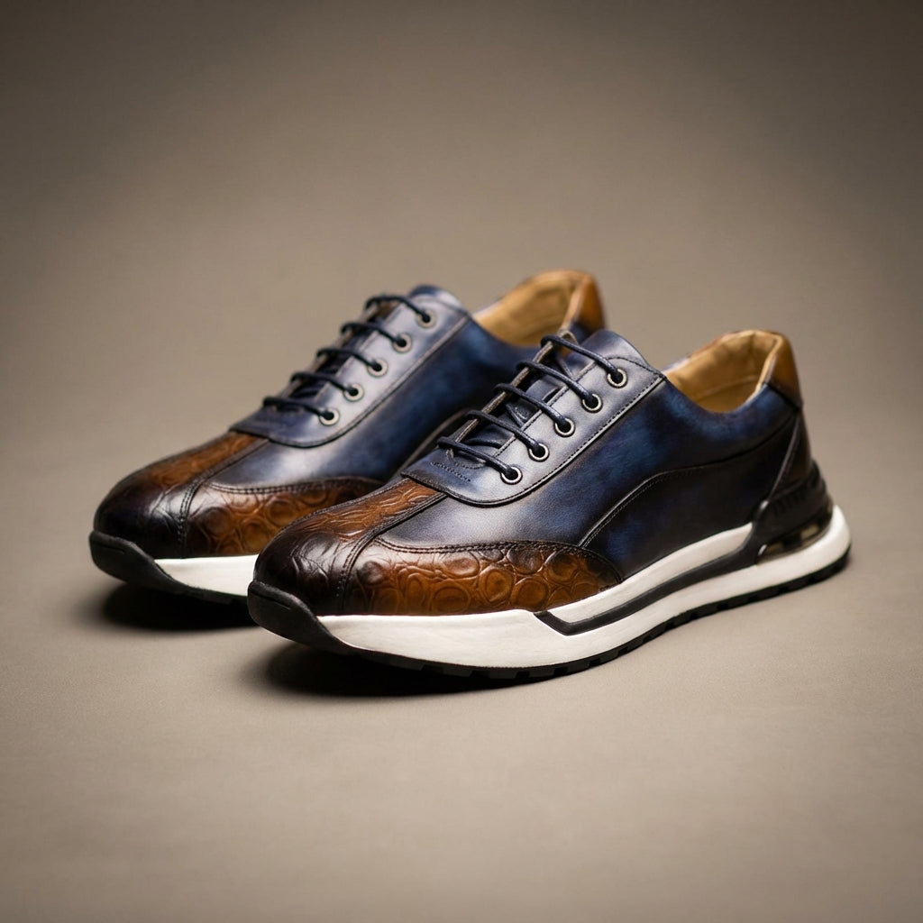 Huxley - Textured Casual Sneakers