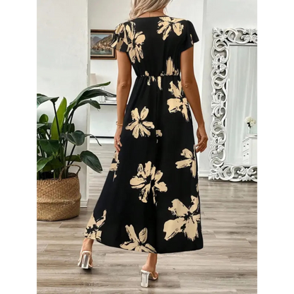 Hanneli - Soft-Touch Wrap Maxi Dress