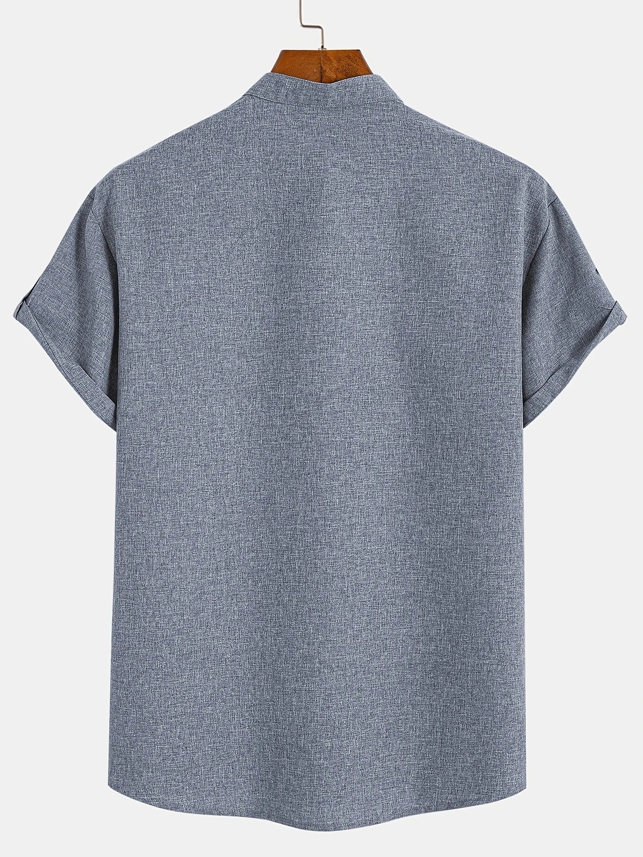 Harlan - Textured High-Collar Shirt