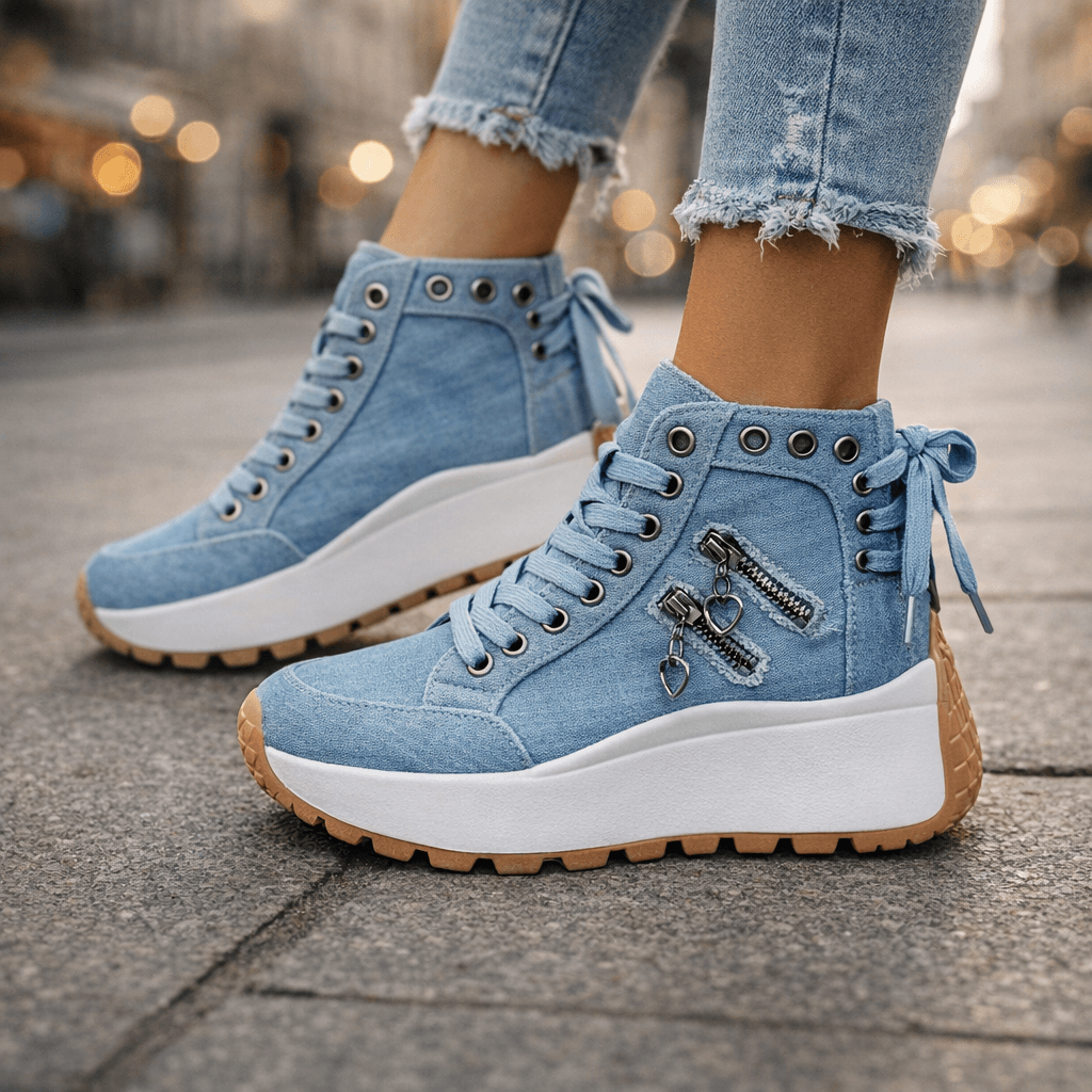 Celestia - Cushioned Platform Sneakers
