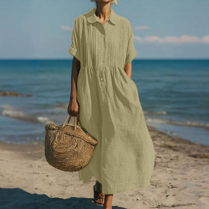 Galilea - Breezy Button-Front Dress