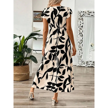 Hanneli - Soft-Touch Wrap Maxi Dress