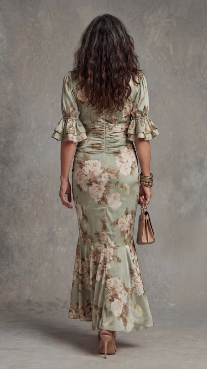 Yareen - Soft-Touch Floral Dress