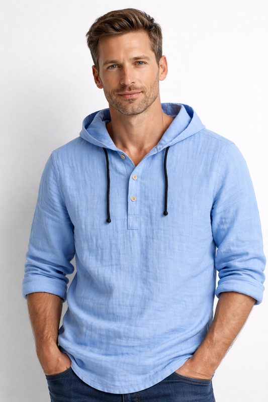 Alton - Breathable Linen Hoodie