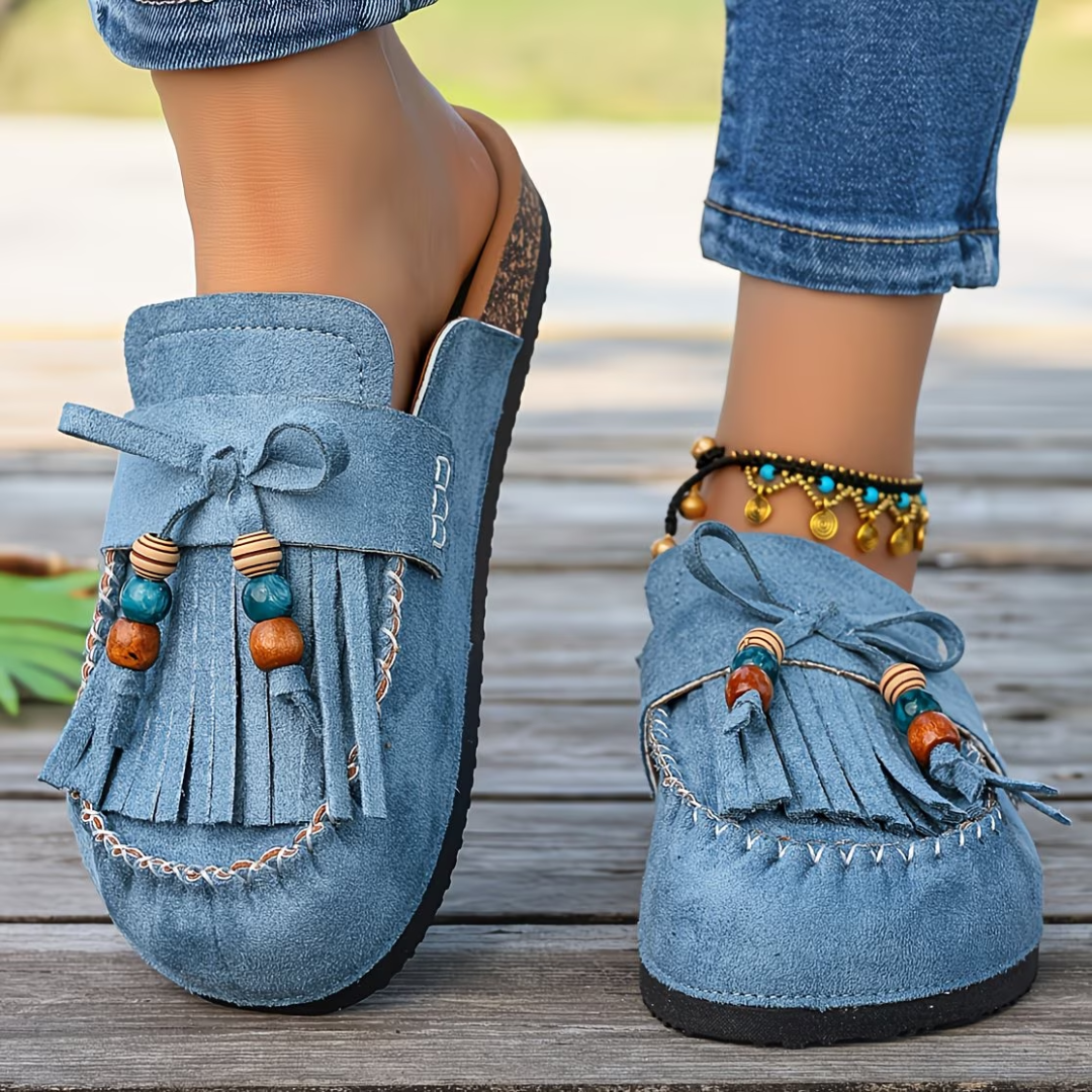 Quinara - Embellished Slip-On Moccasins