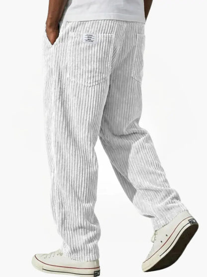 Faren - Textured Drawstring Trousers