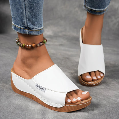 Verena - Platform Slip-On Sandals