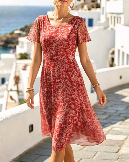Kynara - Printed Knee Length Dress