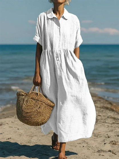 Florinelle - Button Shirt Maxi Dress