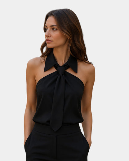 Piper - Elegant Halter-Neck Blouse
