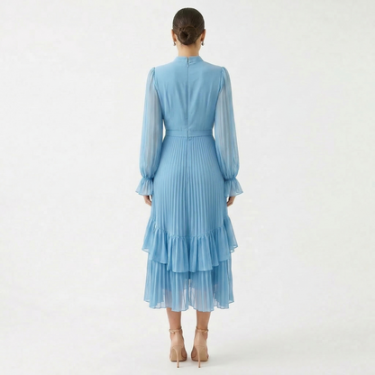 Kiana - Sculptural Pleated Evening Dress
