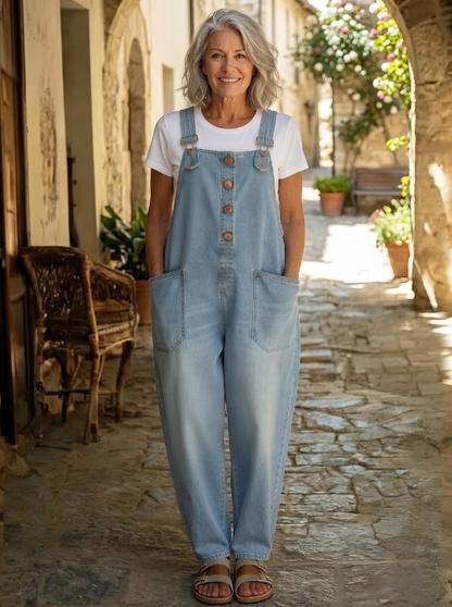 Telina - Button Front Overalls