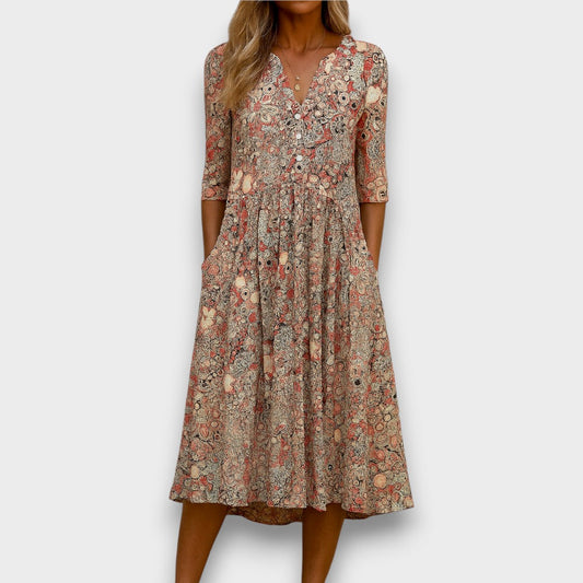 Rosella - Lightweight Printed Dress