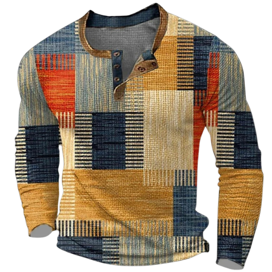 Zayden - Soft-Touch Patchwork Shirt