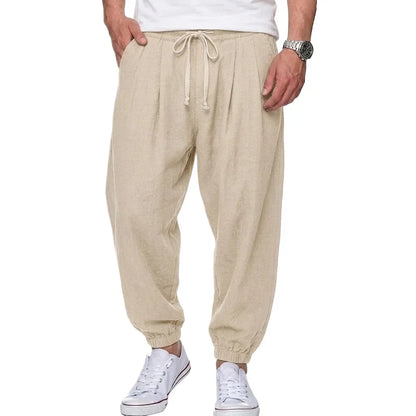 Isaac - Lightweight Drawstring Trousers