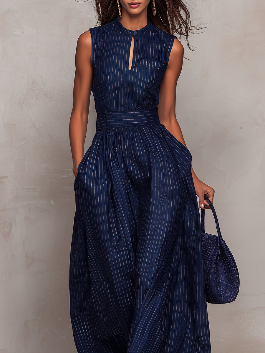 Iskra - High Neck Wide Leg Jumpsuit