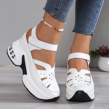 Taniae - Cushioned Orthopedic Wedge Sandals