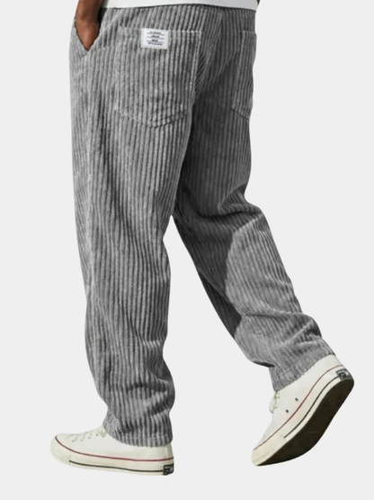 Faren - Textured Drawstring Trousers