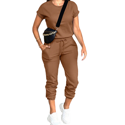 Tovelle - Casual Top and Jogger Trousers Set