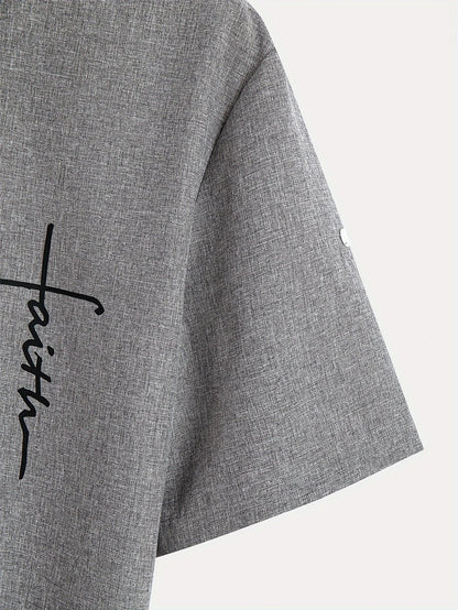 Harlan - Textured High-Collar Shirt