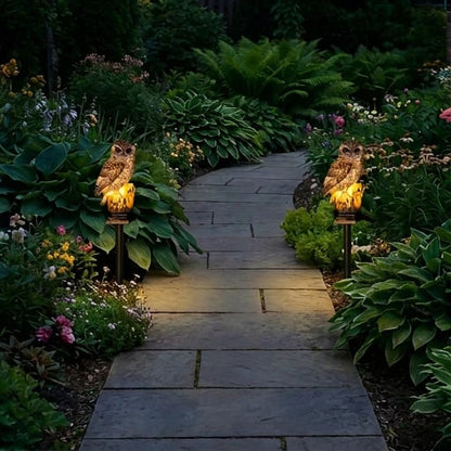 Amora - Owl Decorative Garden Lamp