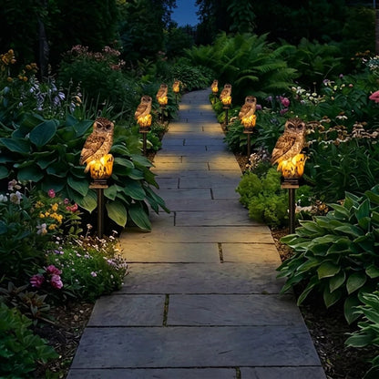 Amora - Owl Decorative Garden Lamp