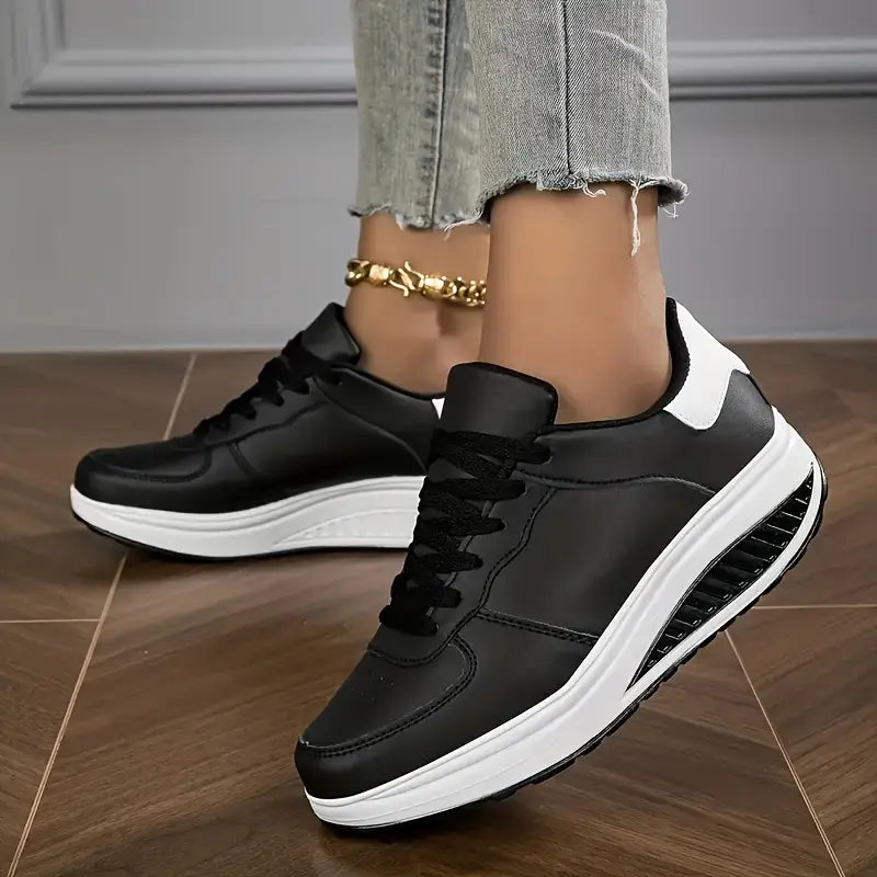 Sable - Lace Up Platform Sneakers Casual Fit