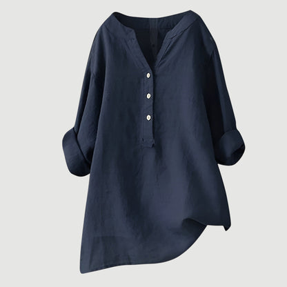 Amber - Airy Linen Blouse