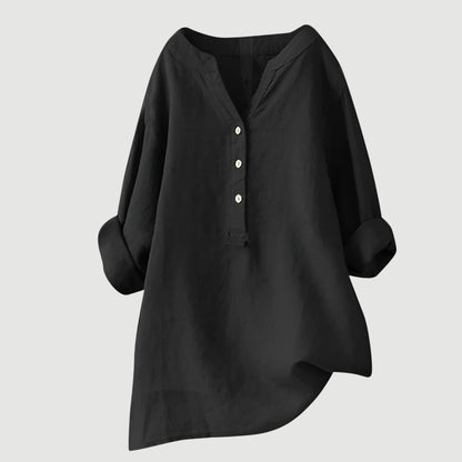 Amber - Airy Linen Blouse