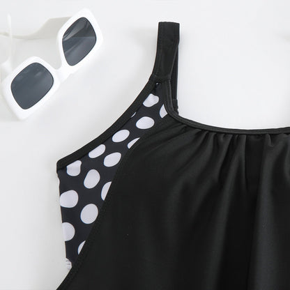 Celandine - Quick-Dry Retro Polka Dot Bikini Set