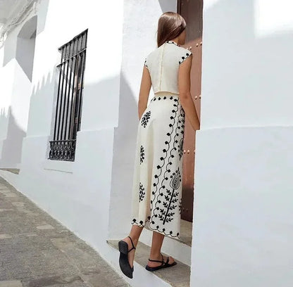 Molly - Embroidered Two-Piece Set