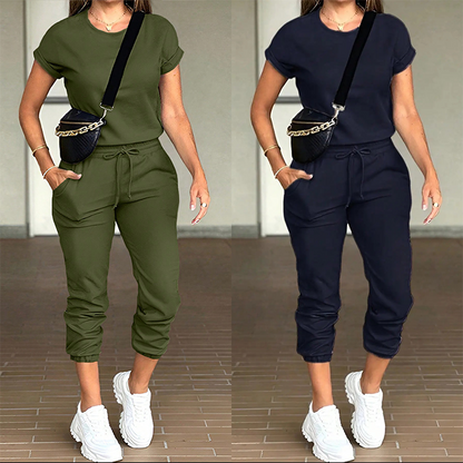 Tovelle - Casual Top and Jogger Trousers Set