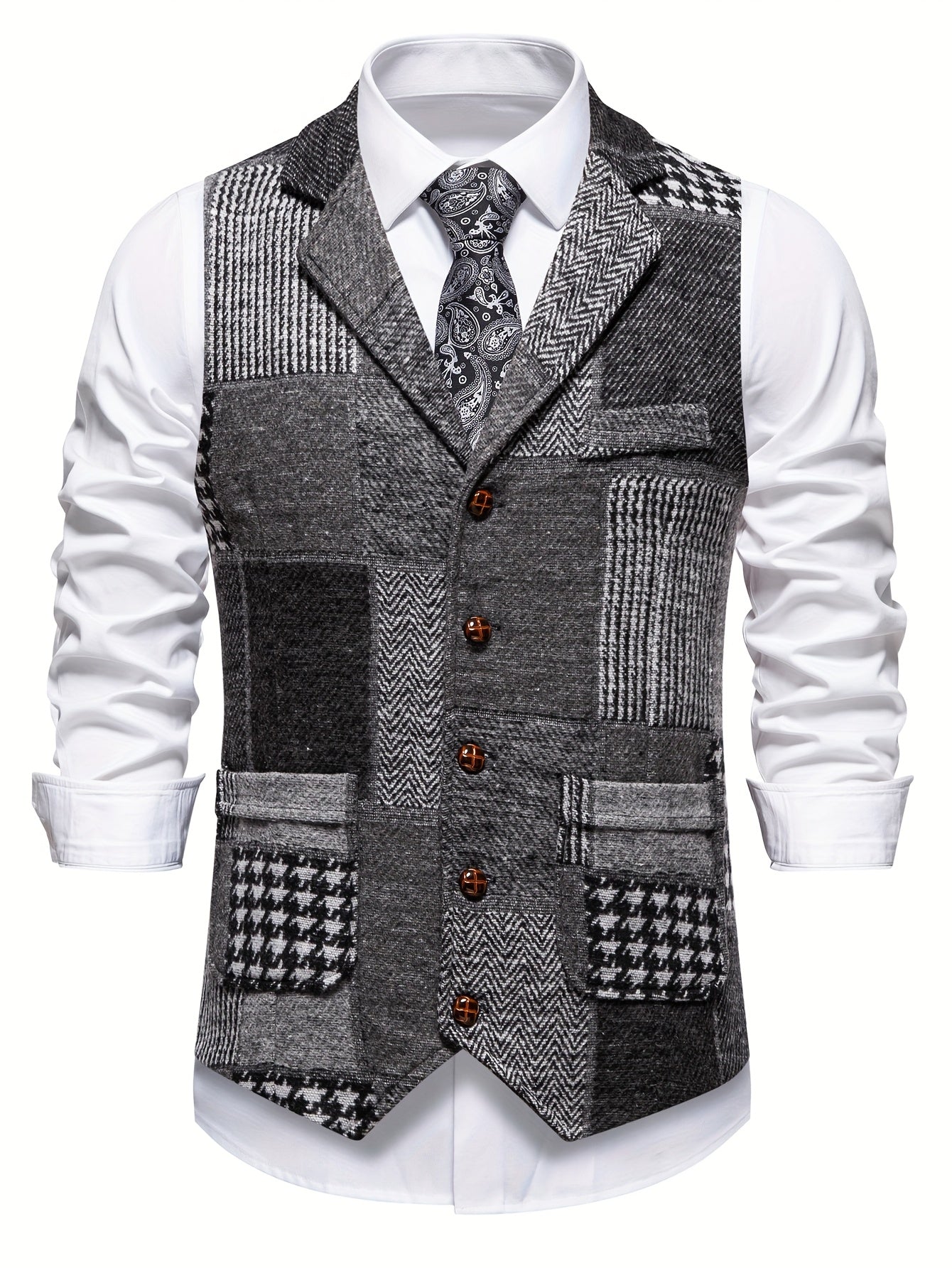 Evren - Tailored Patchwork Gilet