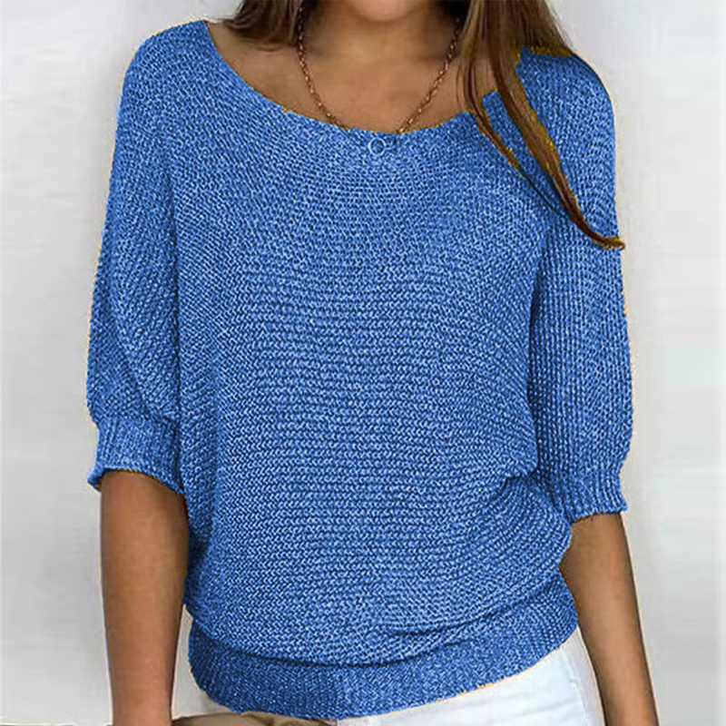 Fiora - Breathable 3/4-Sleeve Sweater