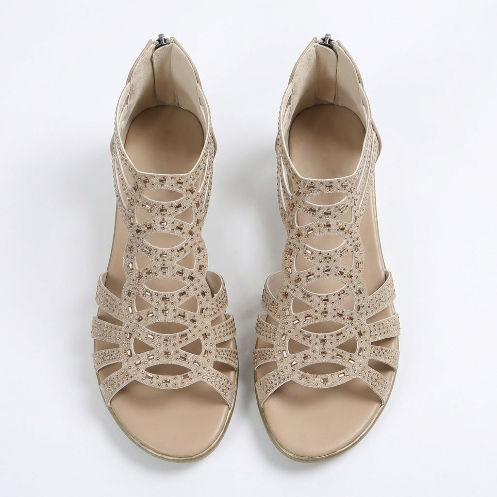 Quinzelia - Contoured Wedge Sandal