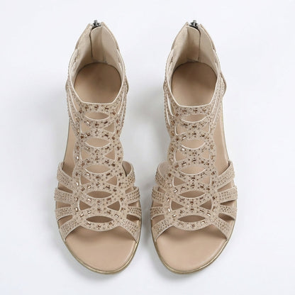 Quinzelia - Contoured Wedge Sandal