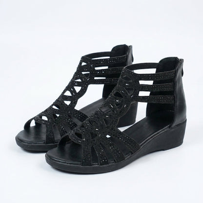 Quinzelia - Contoured Wedge Sandal