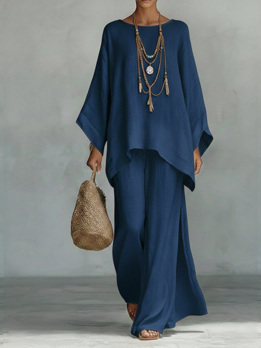 Sanciae - Airy Linen Two-Piece Set