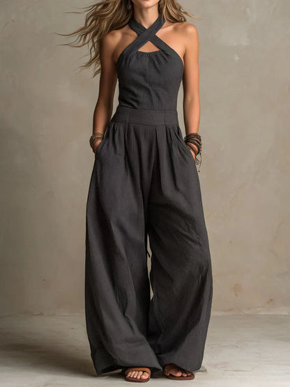 Karissa - Fluid Wide-Leg Jumpsuit
