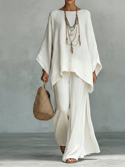 Sanciae - Airy Linen Two-Piece Set