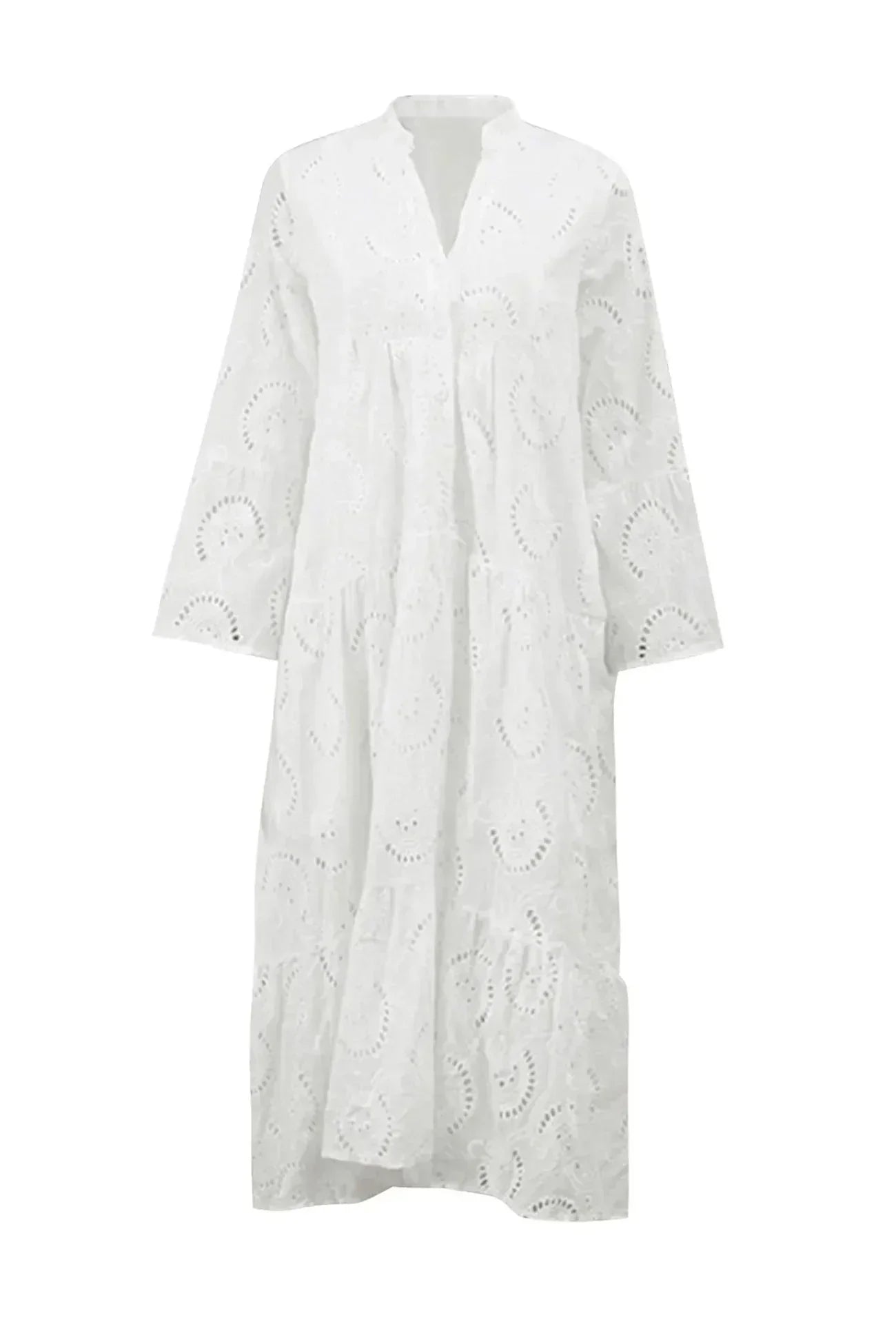 Kylie - Embroidered Maxi Dress