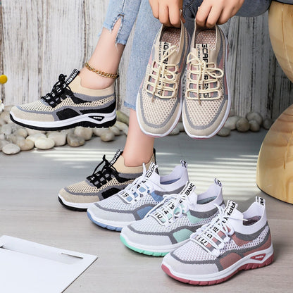 Xarae - Lightweight Cushioned Lace-Up Running Sneakers