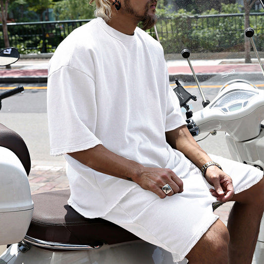 Eamon - Oversized Casual T-Shirt & Shorts Set