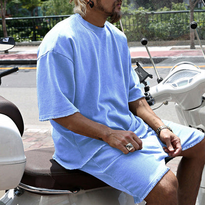 Eamon - Oversized Casual T-Shirt & Shorts Set